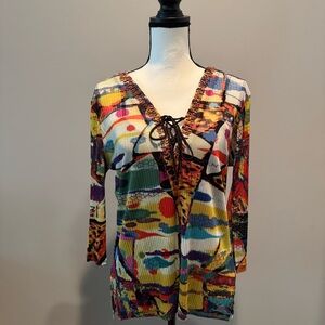 Alberto Makali tunic & camisole in size medium